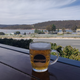 Made it to Jindabyne NSW, with a beer which is made here. This is the Kosciuszko Mountain Range. The beer wasn’t that great